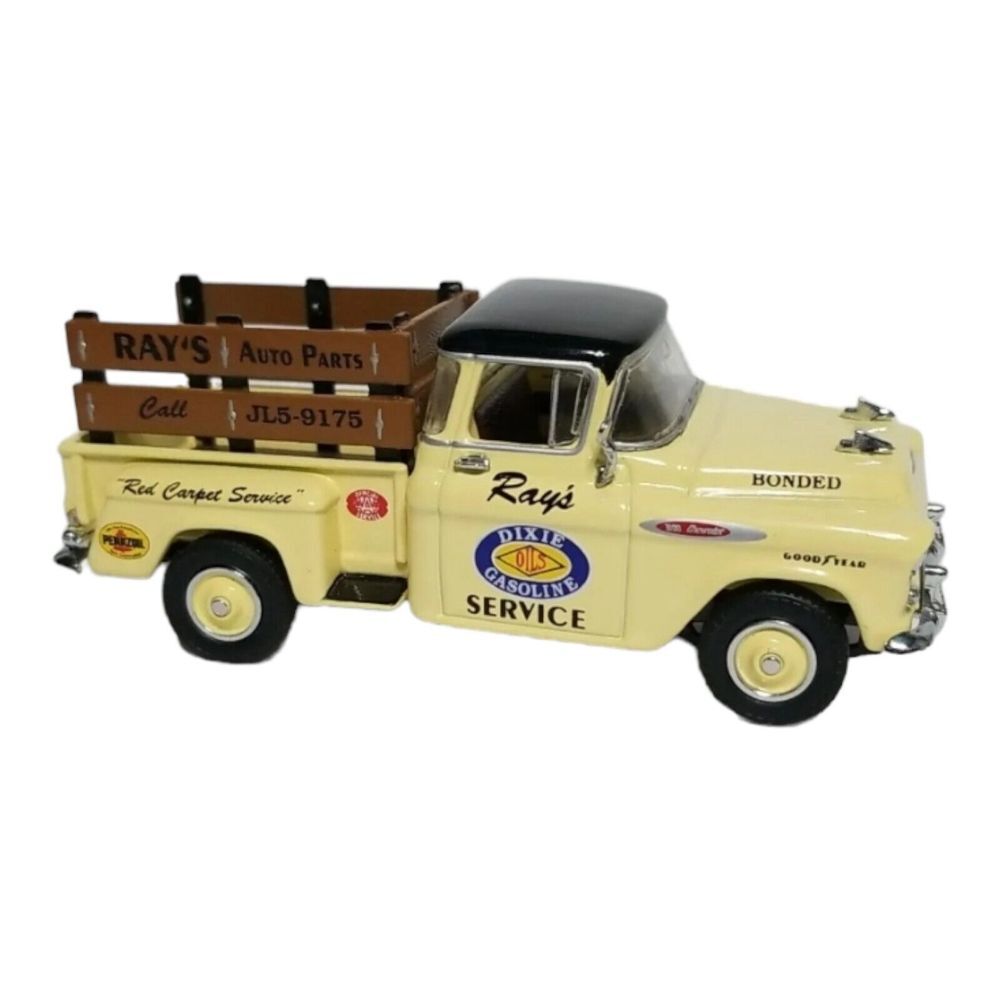 1957 CHEVROLET‎ 3100 PICKUP TRUCK RAYS SERVICE DIXIE GAS 1:43  MATCHBOX 1995 COA
